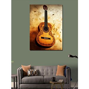 Kanvas Tablo Tarihi Tını (akustik Gitar) 100x140 cm