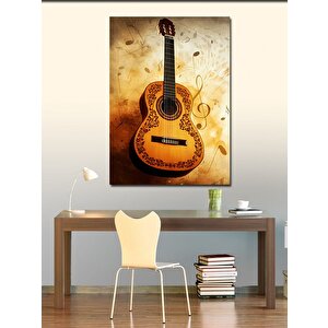 Kanvas Tablo Tarihi Tını (akustik Gitar) 50x70 cm