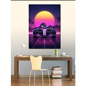 Kanvas Tablo Gün Batımında Formula 70x100 cm