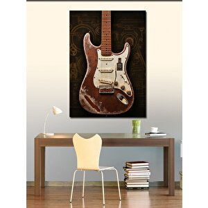 Kanvas Tablo Eski Elektro Gitar 50x70 cm