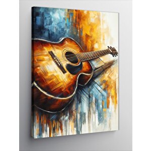 Kanvas Tablo Akustik Gitar 50x70 cm