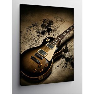Kanvas Tablo Eski Zamanların Gitari 50x70 cm
