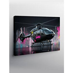 Kanvas Tablo Modern Helikopter Tasarımı 50x70 cm
