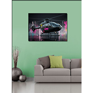 Kanvas Tablo Modern Helikopter Tasarımı 50x70 cm