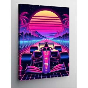 Kanvas Tablo Formula 1 Aracı 50x70 cm