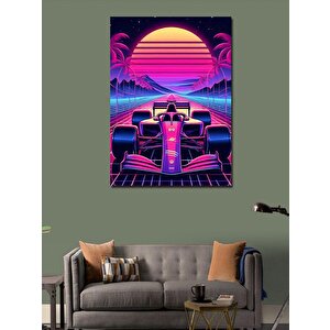 Kanvas Tablo Formula 1 Aracı 50x70 cm