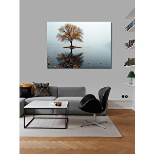 Kanvas Tablo Yaprakları Dökülmüş Ağaç 70x100 cm