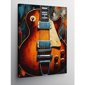 Kanvas Tablo Elektro Gitar 100x140 cm