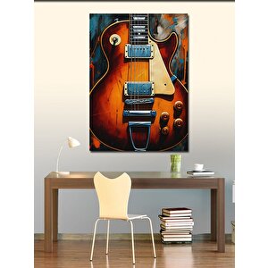 Kanvas Tablo Elektro Gitar 100x140 cm