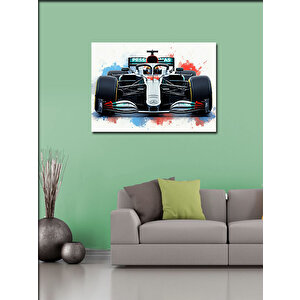 Kanvas Tablo Modern Formula 1 Aracı 100x140 cm