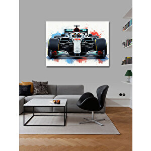 Kanvas Tablo Modern Formula 1 Aracı 50x70 cm