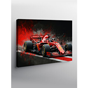 Kanvas Tablo Formula 1 Pist Aksiyonu 70x100 cm