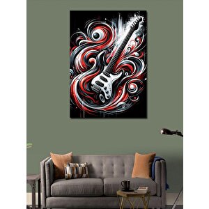 Kanvas Tablo Füzyon Gitar 100x140 cm