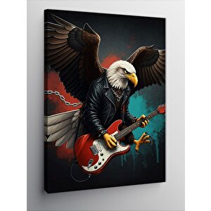 Kanvas Tablo Gitar Çalan Kartal 50x70 cm