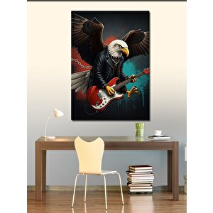 Kanvas Tablo Gitar Çalan Kartal 50x70 cm