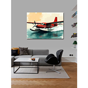 Kanvas Tablo Deniz Uçağı Uçuşu 50x70 cm
