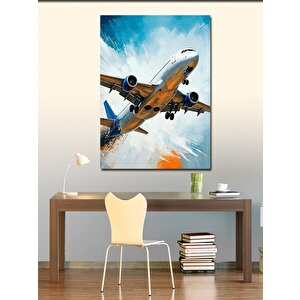 Kanvas Tablo Uçan Uçak 50x70 cm
