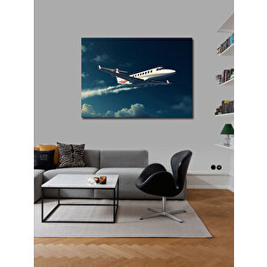 Kanvas Tablo Küçük Jet Uçağı 70x100 cm