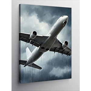 Kanvas Tablo Havalanan Uçak 50x70 cm