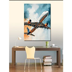 Kanvas Tablo Uçak Kalkışı 50x70 cm