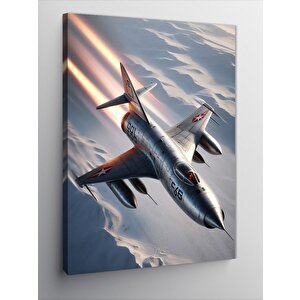Kanvas Tablo Jet Uçağı 100x140 cm