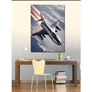 Kanvas Tablo Jet Uçağı 100x140 cm