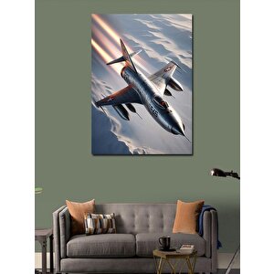Kanvas Tablo Jet Uçağı 100x140 cm