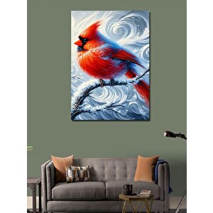 Kanvas Tablo Uçan Kardinal 100x140 cm