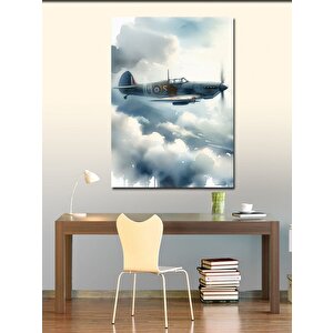 Kanvas Tablo Gökyüzü Uçağı 70x100 cm