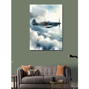 Kanvas Tablo Gökyüzü Uçağı 70x100 cm