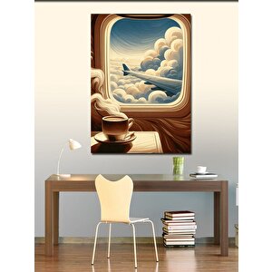 Kanvas Tablo Uçak Penceresinden Manzara 100x140 cm