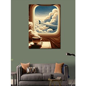 Kanvas Tablo Uçak Penceresinden Manzara 70x100 cm