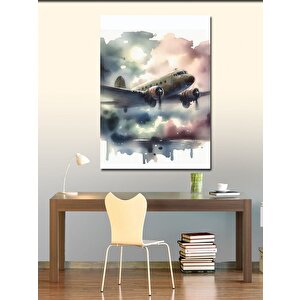 Kanvas Tablo Gökyüzünde Kargo Uçağı 70x100 cm