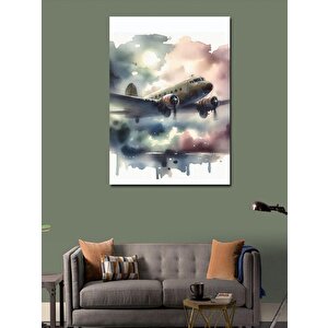 Kanvas Tablo Gökyüzünde Kargo Uçağı 70x100 cm
