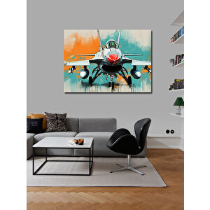 Kanvas Tablo Jet Uçağı 100x140 cm