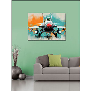 Kanvas Tablo Jet Uçağı 100x140 cm