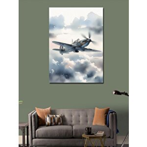 Kanvas Tablo Gökyüzünde Uçak 70x100 cm