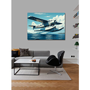 Kanvas Tablo Deniz Uçağı Uçuşu 50x70 cm