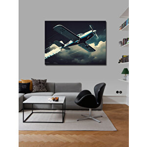 Kanvas Tablo Havada Küçük Uçak 70x100 cm