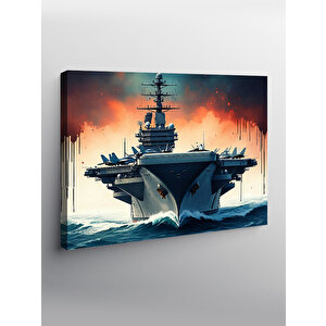 Kanvas Tablo Askeri Uçak Gemisi 70x100 cm