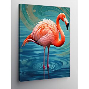 Kanvas Tablo Göl Flamingosu 70x100 cm