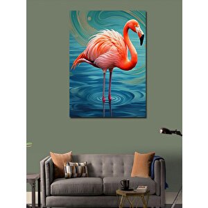 Kanvas Tablo Göl Flamingosu 70x100 cm