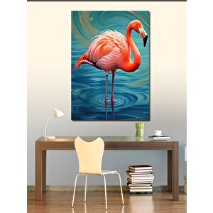 Kanvas Tablo Göl Flamingosu 50x70 cm