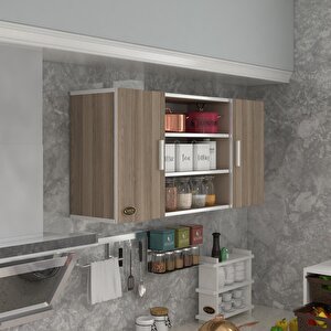 Hazır Mutfak Honnor32 Crd 060*120*32 Mutfak Banyo Dolabı Kapaklı Raflı