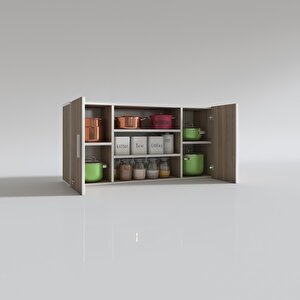 Hazır Mutfak Honnor32 Crd 060*120*32 Mutfak Banyo Dolabı Kapaklı Raflı