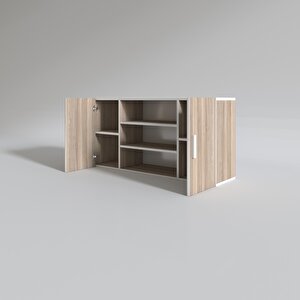 Hazır Mutfak Honnor32 Crd 060*120*32 Mutfak Banyo Dolabı Kapaklı Raflı