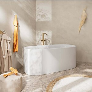 Tecturis S Tek Kollu Küvet Bataryası Mat Bronz 73440140