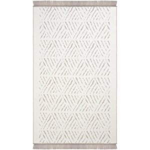 Lovely Bej Kilim Makinede Yıkanabilir Çift Taraflı Akrilik İnce Banyo Balkon Mutfak Kilimi 200x290 cm