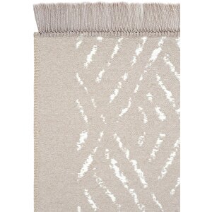 Cool Halı Lovely Bej Kilim Makinede Yıkanabilir Çift Taraflı Akrilik İnce Banyo Balkon Mutfak Kilimi