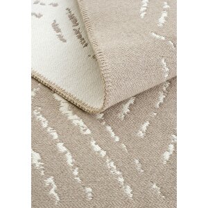 Cool Halı Lovely Bej Kilim Makinede Yıkanabilir Çift Taraflı Akrilik İnce Banyo Balkon Mutfak Kilimi